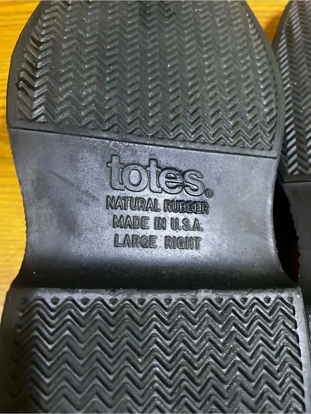 totes natural rubber
